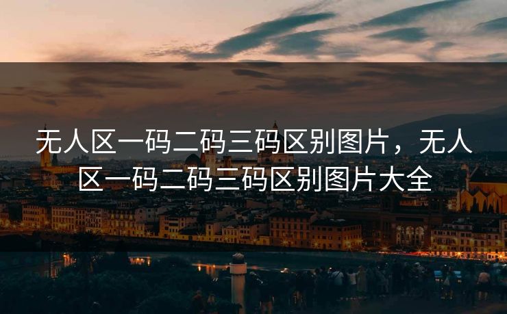 无人区一码二码三码区别图片，无人区一码二码三码区别图片大全