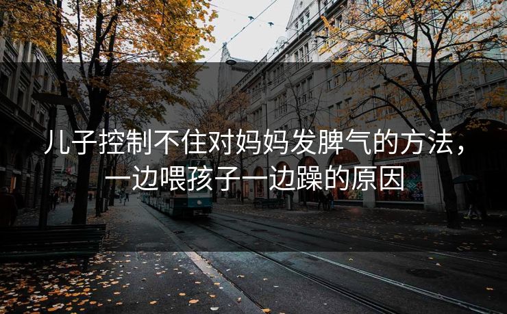 儿子控制不住对妈妈发脾气的方法,一边喂孩子一边躁的原因 儿子控制不住对妈妈发脾气的方法,一边喂孩子一边躁的原因